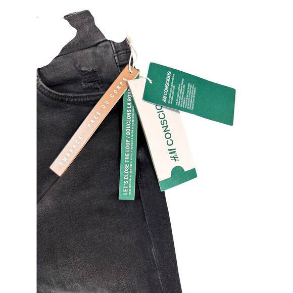 & Denim H&M Super Skinny Jeans Raw Hem Size 25 NWT - Picture 2 of 6